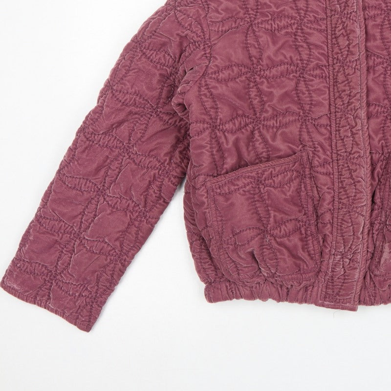Next Women Purple UK 6 XS Quilted Short Jacket Cotton Lined Pockets
