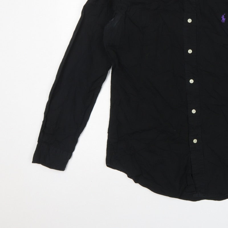 Ralph Lauren Men's Black S Button-Down Long Sleeve Shirt