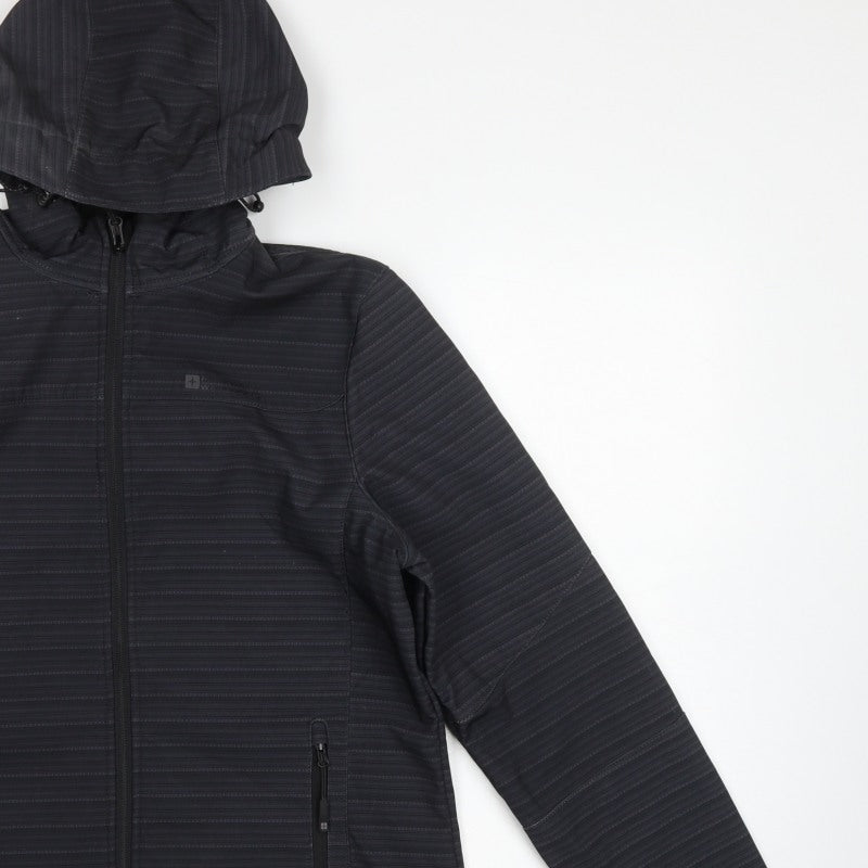Mountain Warehouse Women’s Black Softshell Hooded Jacket UK 14