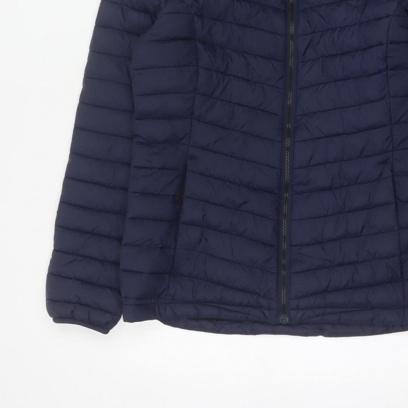 TOG24 Women’s Blue Size 14 Hooded Quilted Puffer Jacket