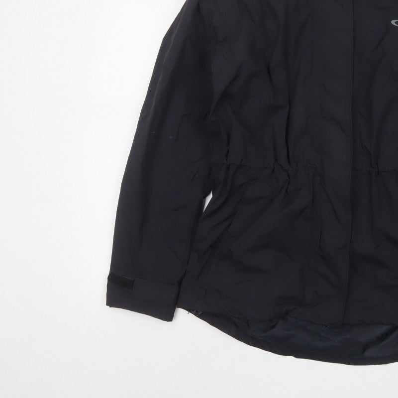 Gelert Women’s Black Size 10 Weatherproof Hooded Rain Jacket