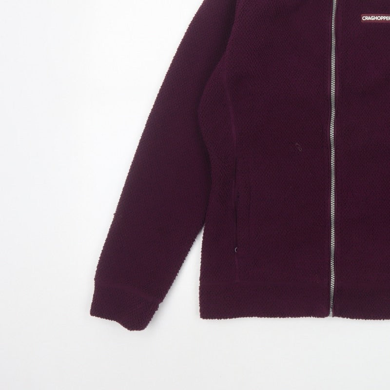 Craghoppers Women’s Purple UK 10 Fleece Full Zip Outdoor Jacket