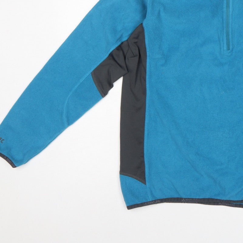 TOG24 Women’s Blue Fleece 1/4 Zip High Neck Sweatshirt UK 16