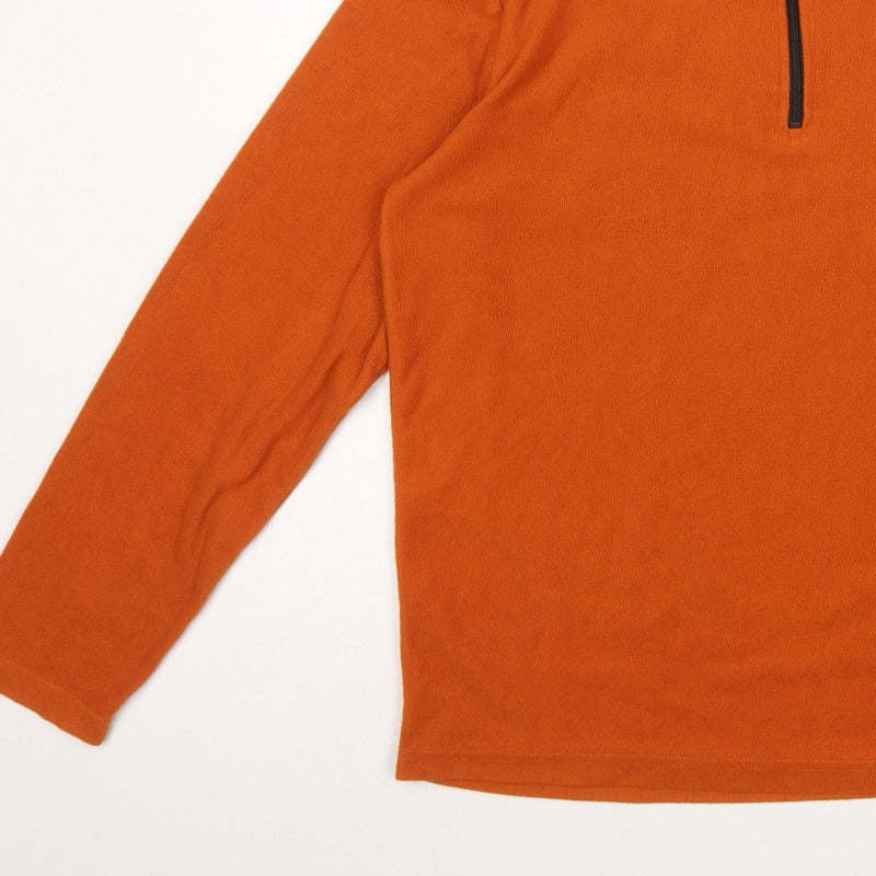Regatta Men Orange L 1/4 Zip Fleece Pullover Outdoor Sweatshirt