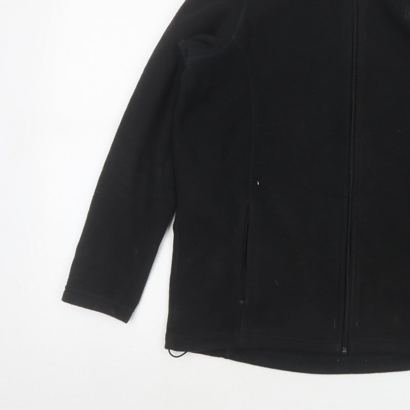 Hi Gear Women’s Black Size 34 Fleece Full Zip Jacket Pockets
