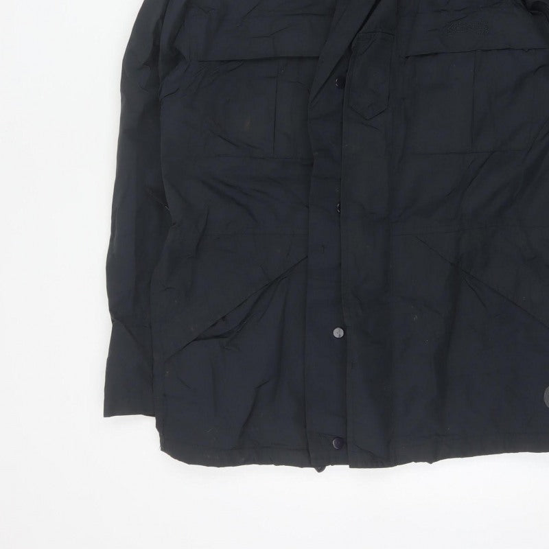 Schott NYC Men's Blue Small Hooded Parka Jacket