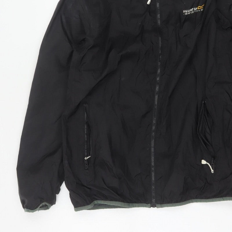 Regatta Women’s Black Size 16 Hooded Windbreaker Jacket