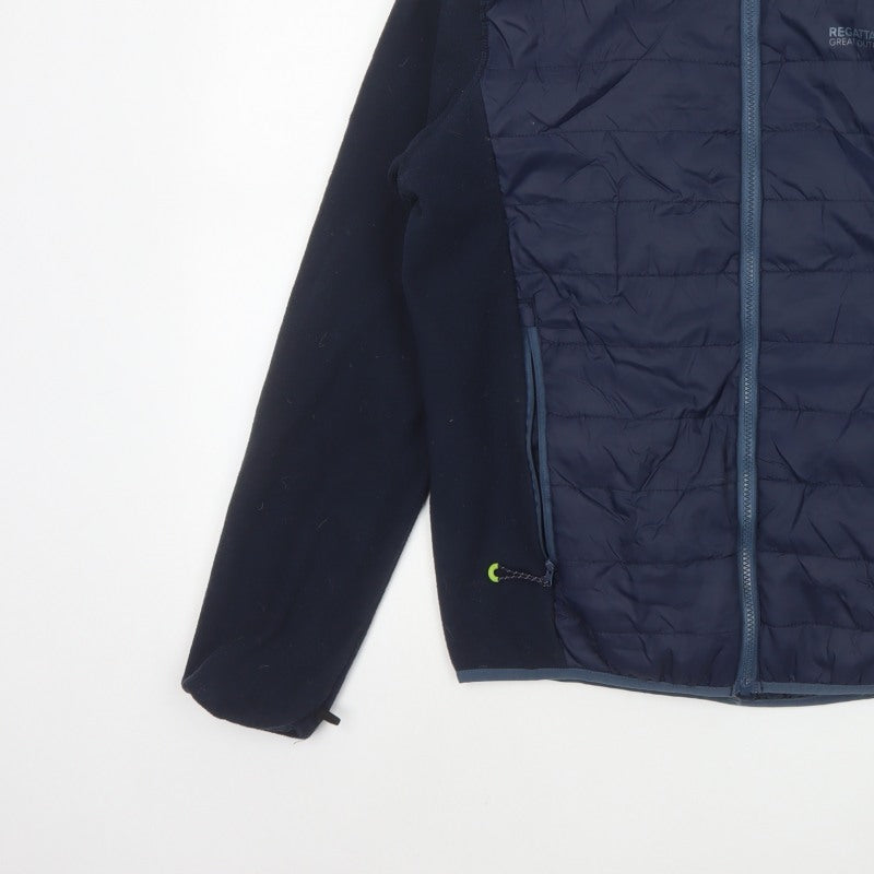 Regatta Men’s Navy M Quilted Puffer Fleece Jacket Full Zip