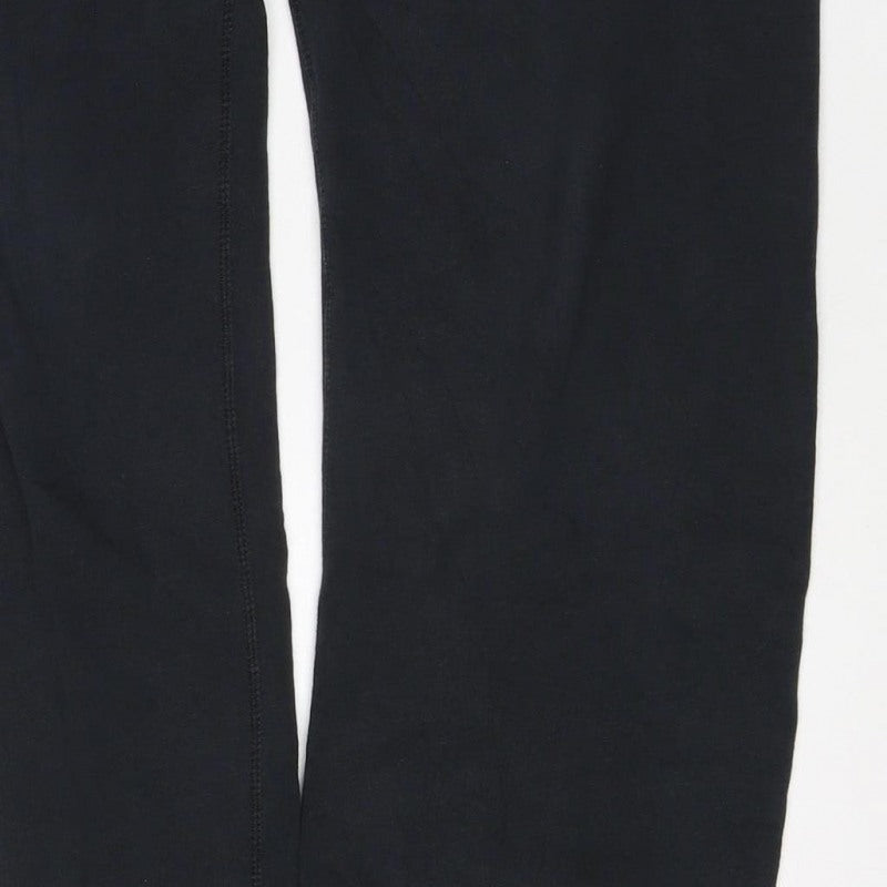 Nike Women Black S Jogger Sweatpants Fleece Logo Drawstring