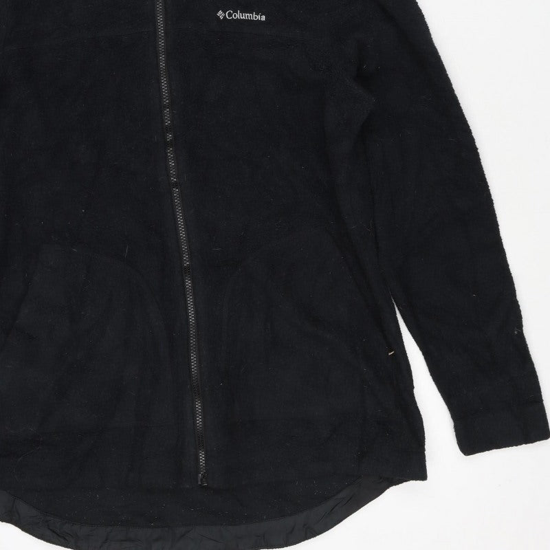 Columbia Women’s Black M Hooded Full Zip Fleece Jacket Outdoor