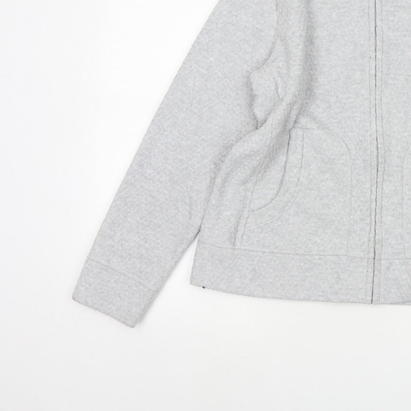 Marks & Spencer Women Grey UK 14 Faux Fur Collar Zip Jacket