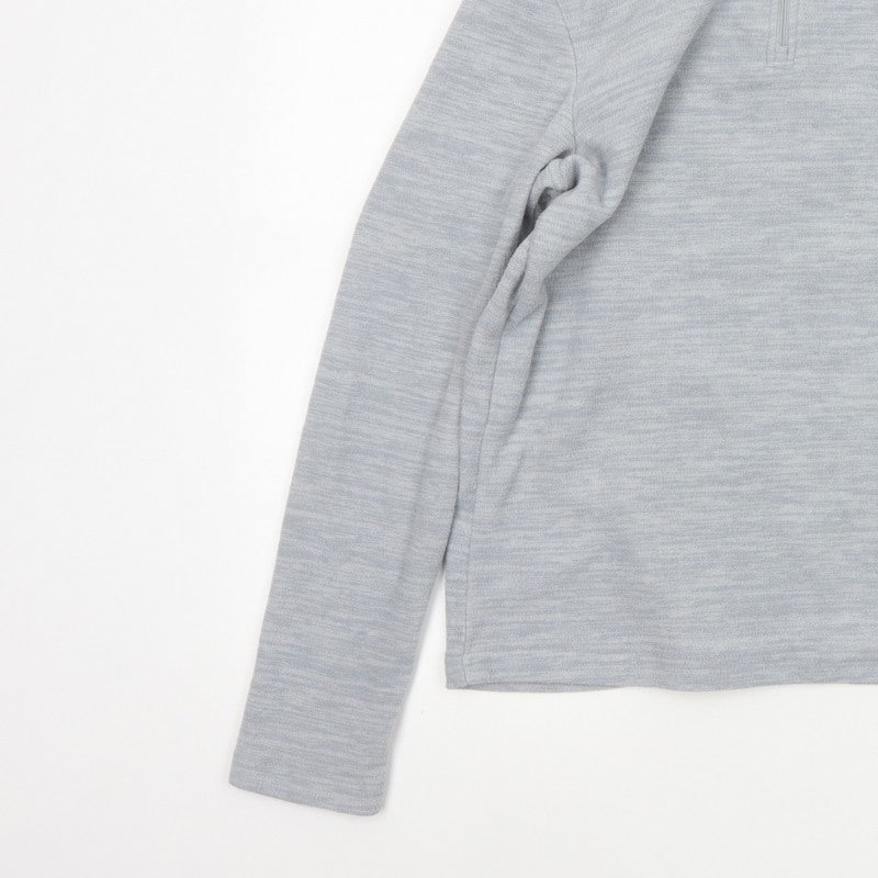 Mountain Warehouse Womens Grey UK 10 1/4 Zip Fleece Sweatshirt