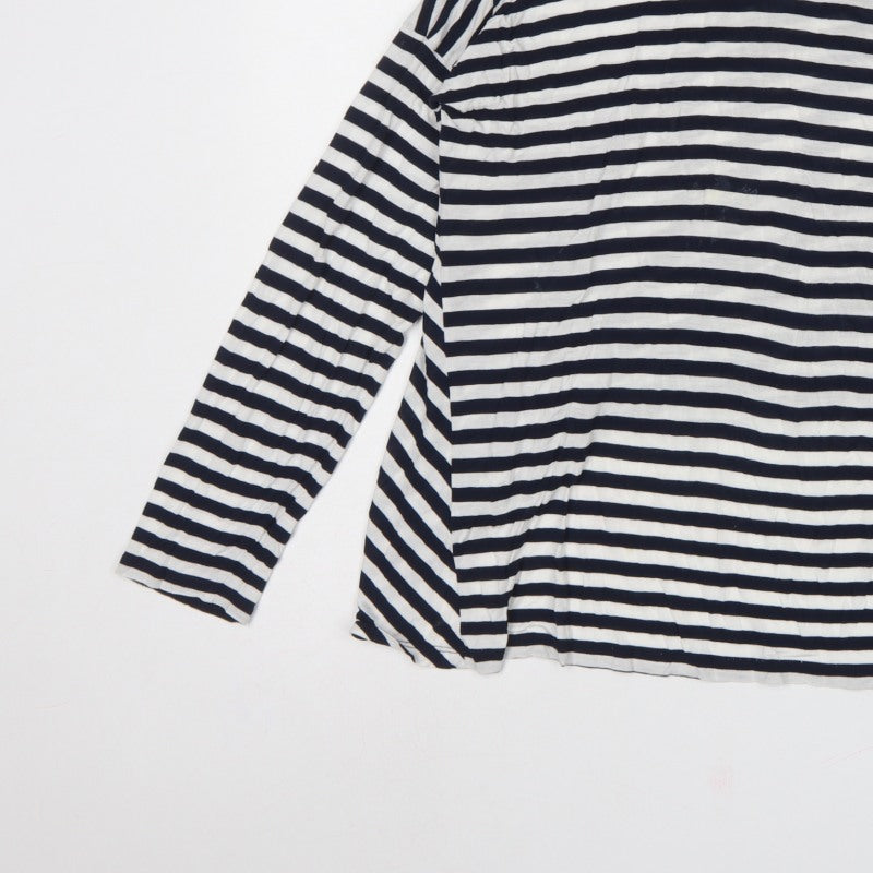 Sweaty Betty Women Multicoloured M Striped Long Sleeve Basic T-Shirt