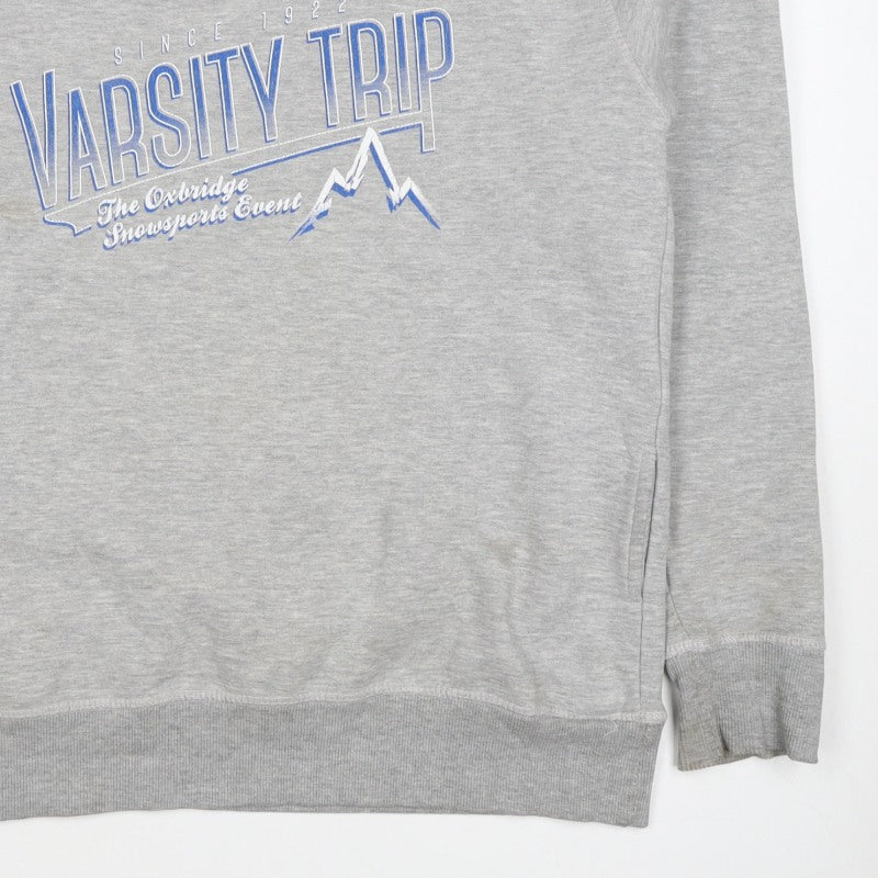 Varsity Trip Men's Grey M Pullover Sweatshirt Graphic Ski 2014