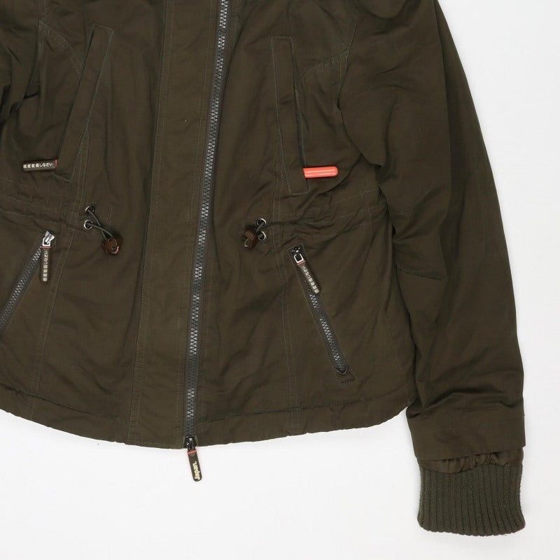 Superdry Unisex Green XL Hooded Insulated Full Zip Jacket