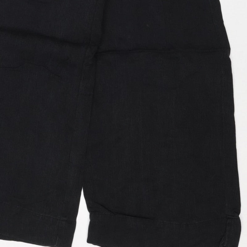 Joie Women’s Black M Lyocell Drawstring Cuffed Jogger Trousers