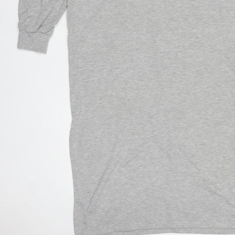 Nobody Way Women Grey M Jumper Dress Colorado Graphic Long Sleeve