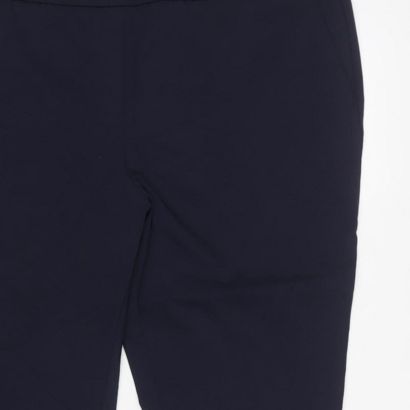 Capsule Women’s Navy Blue Size 28 Tailored Straight Trousers