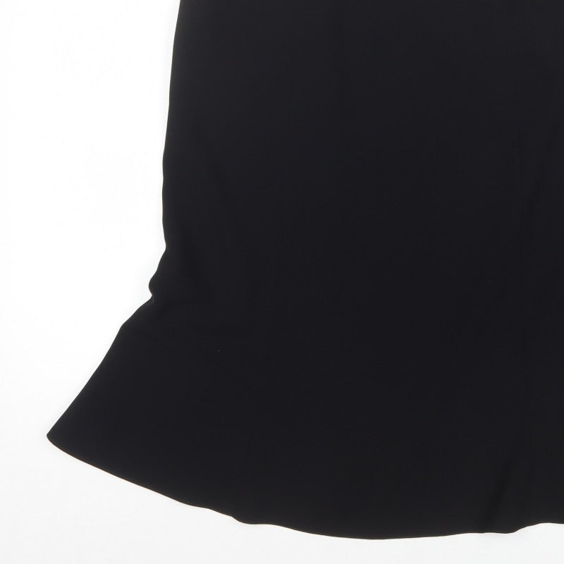 Jacques Vert Women’s Black UK 16 Midi Flare Lined Formal Skirt