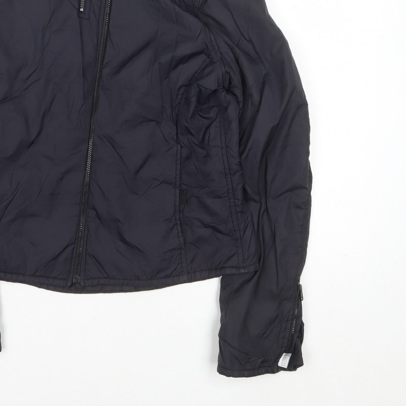 MNG Women’s Black Size S Padded Puffer Jacket Full Zip