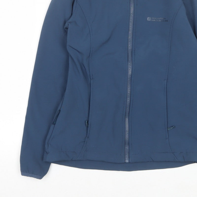 Mountain Warehouse Extreme Women’s Blue UK 8 Softshell Full Zip Jacket