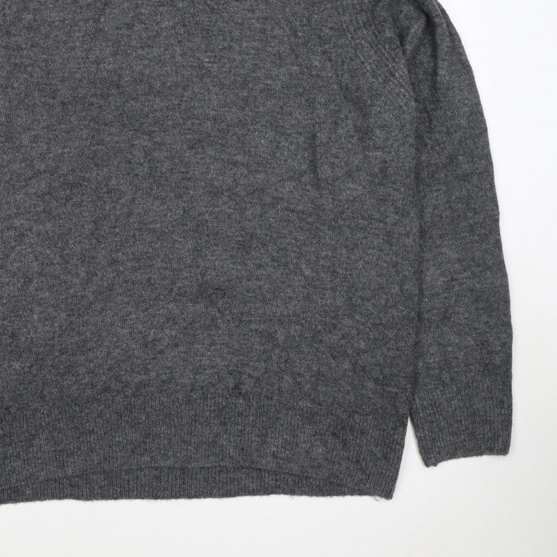 Union Workwear Inc. Men’s Grey 3XL Half Zip High Neck Wool Blend Jumper