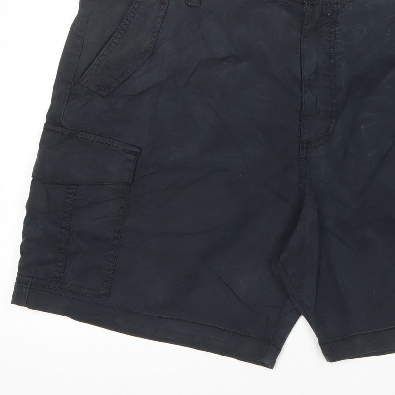 Marks & Spencer Women's Black UK 20 Cargo Casual Shorts