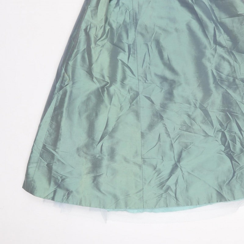 Coast Women Green UK 8 Silk Strapless A-Line Occasion Dress
