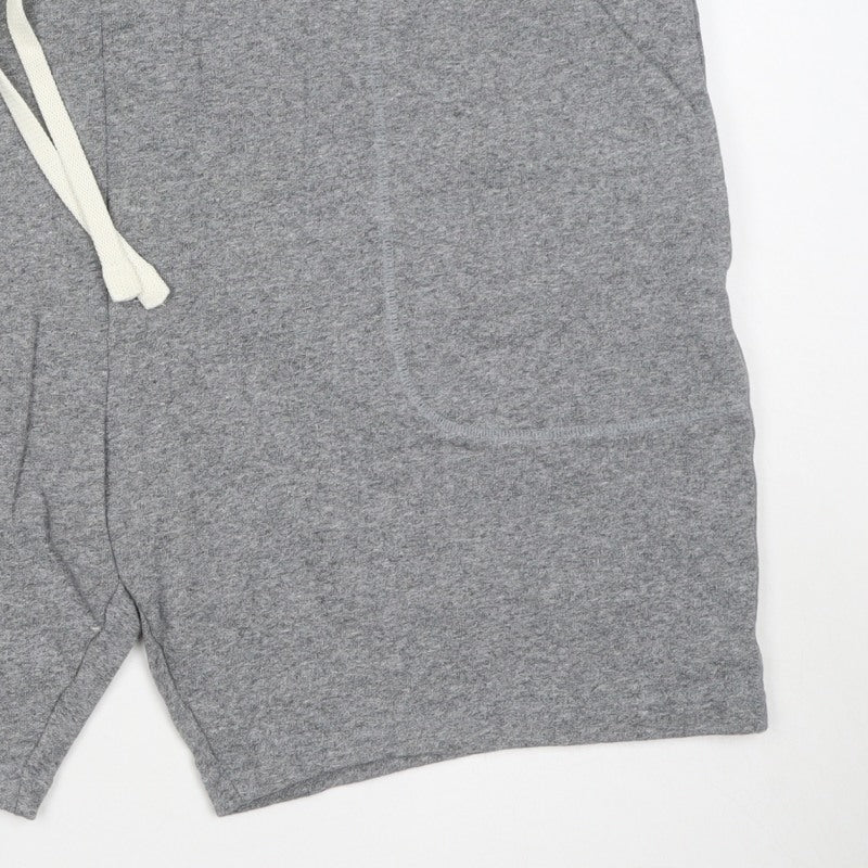 Marks & Spencer Men Grey 3XL Cotton Drawstring Sweat Shorts