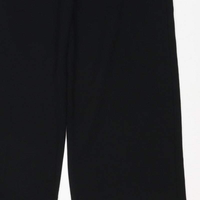 Marks & Spencer Women’s Black UK 16 Long Straight Tailored Trousers