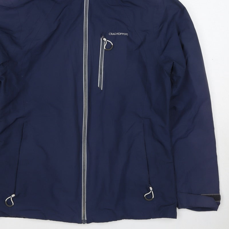 Craghoppers Women’s Navy UK 12 Aquadry Waterproof Hooded Rain Jacket