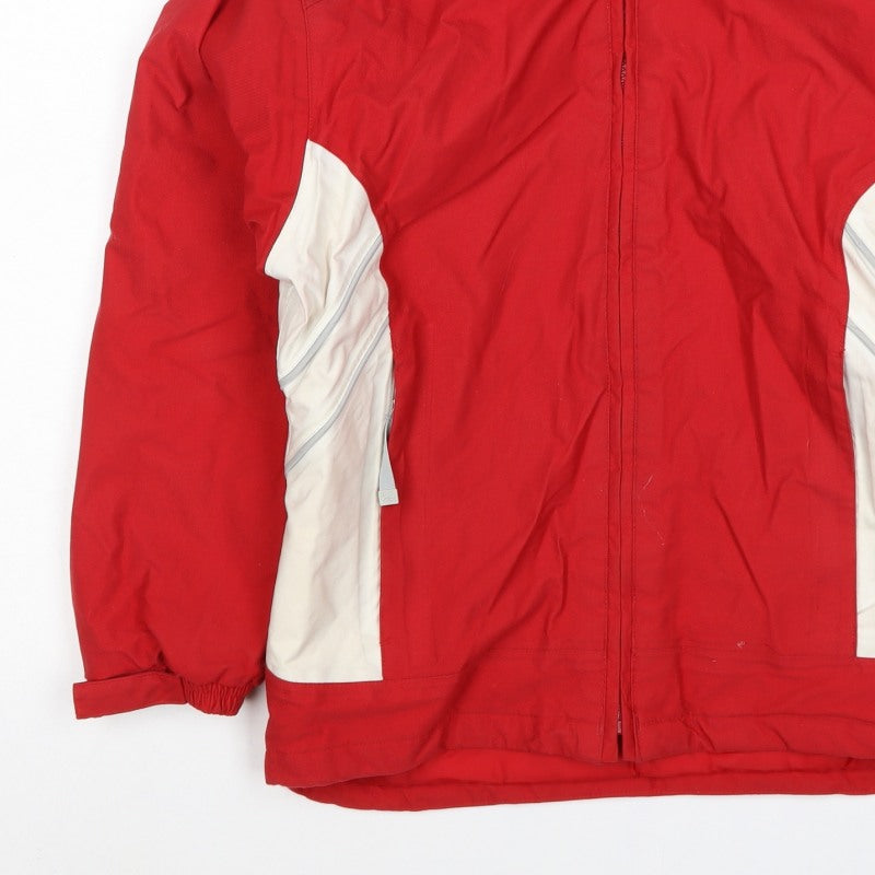 Dare 2b Boys Red 11-12 Years Ski Jacket Full Zip Waterproof