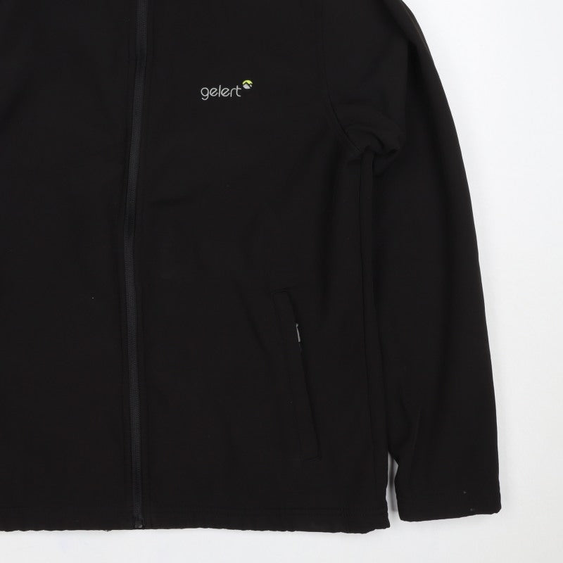 Gelert Men's Black M Soft Shell Full Zip Outdoor Jacket Stretch