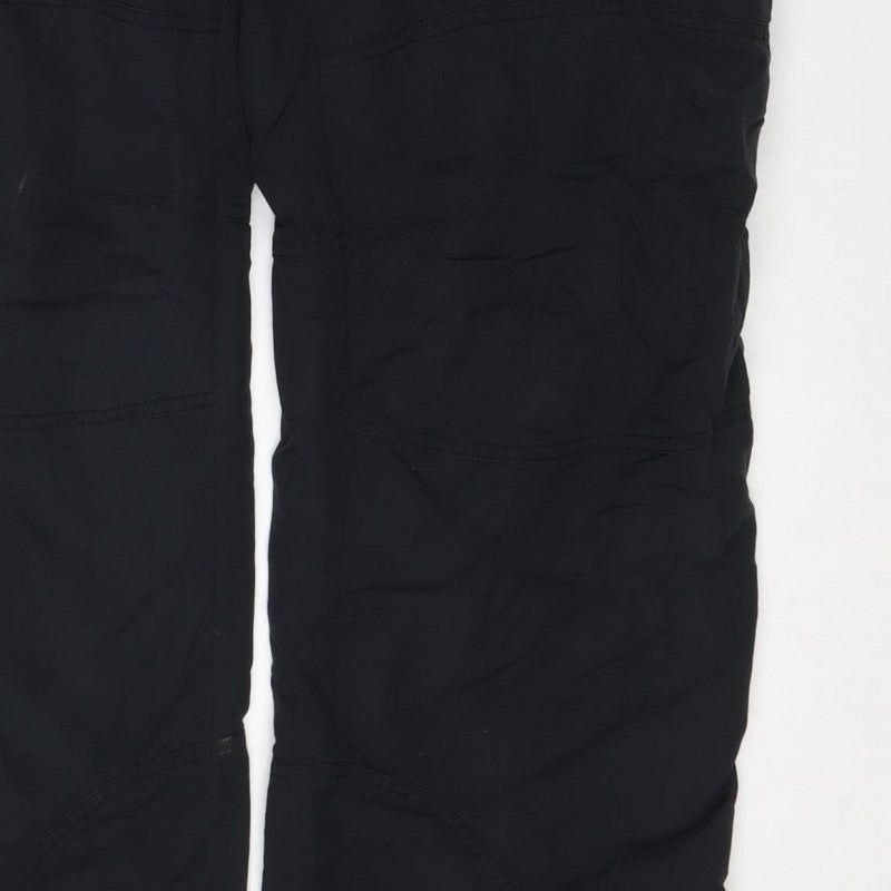 Rab Women’s Black UK 16 Snow Pants Elastic Waist Zip Pockets