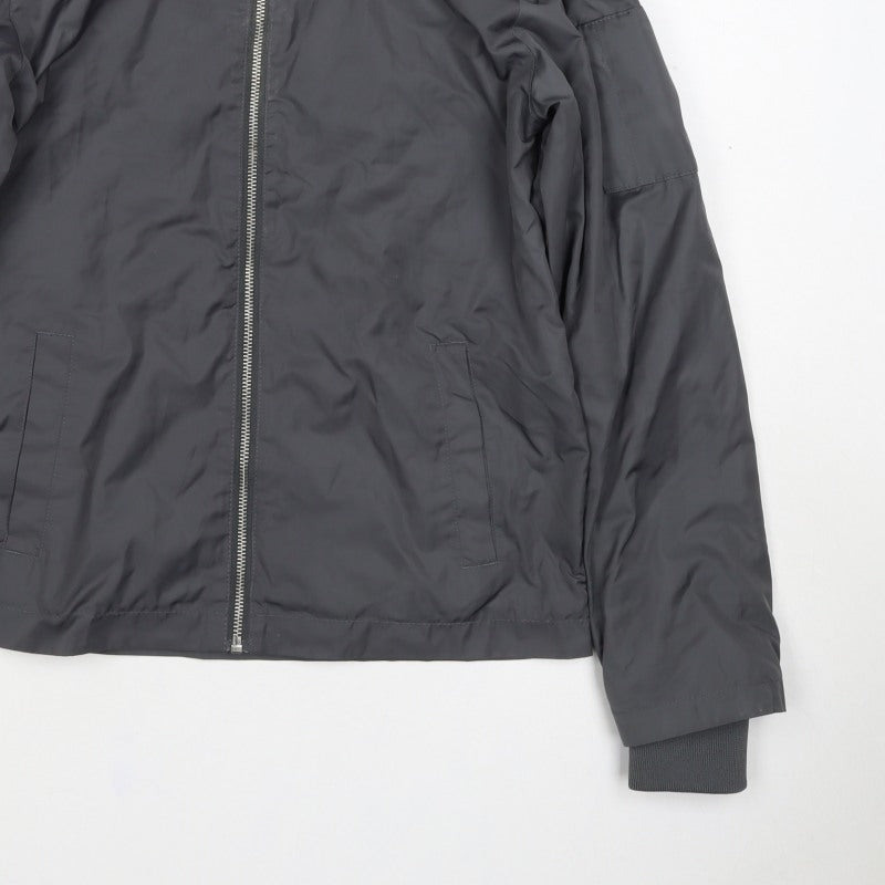 Next Boys Grey 11 Years Basic Jacket Full Zip Lined Pockets