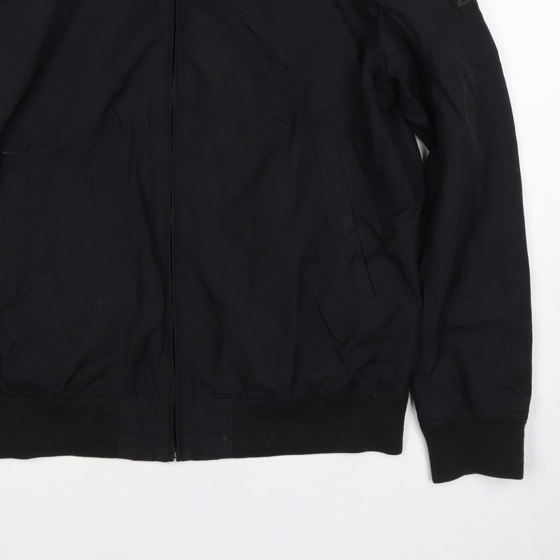 Ben Sherman Heritage Men's Black L Bomber Jacket Full Zip