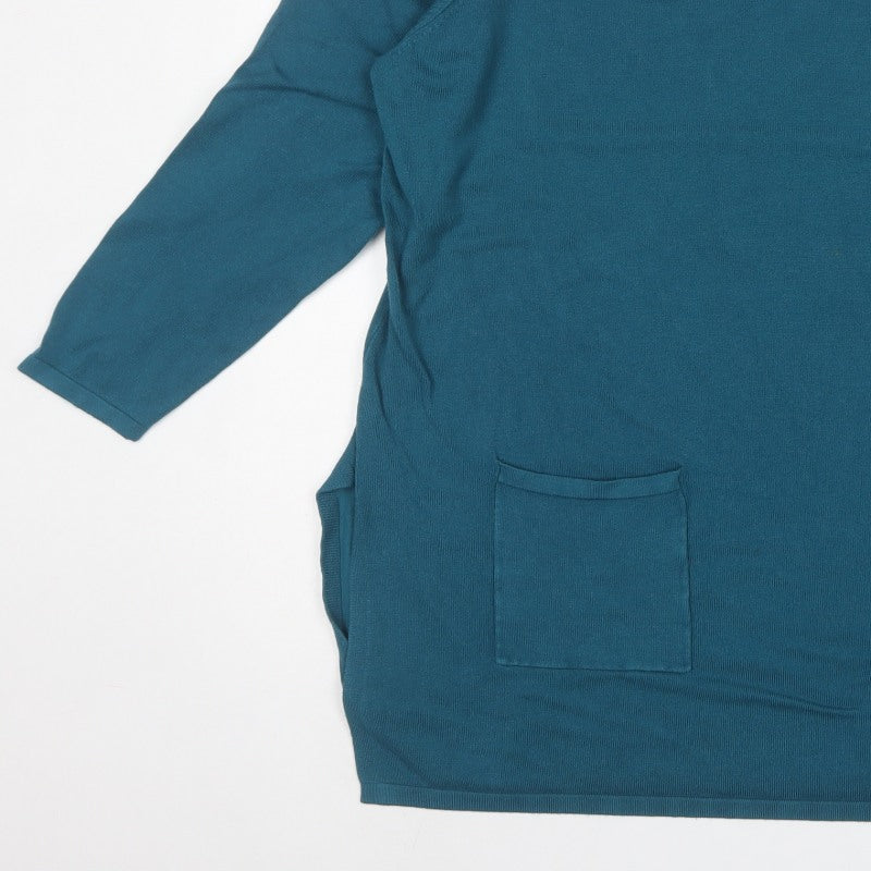 Capsule Women’s Blue Plus Size 28 Tunic Jumper Pockets