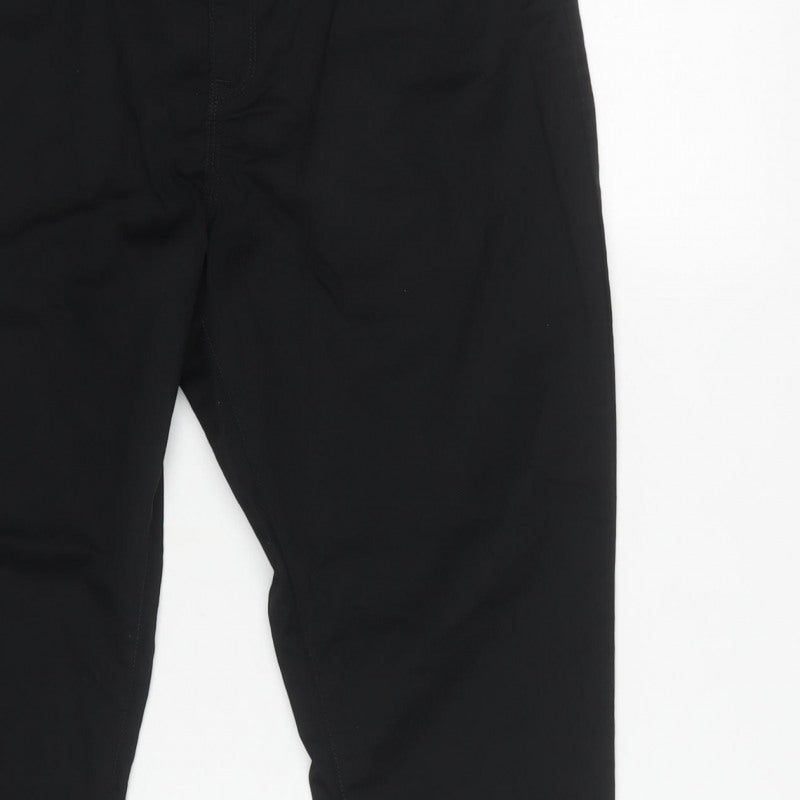 Premier Women Black Size 12 Regular Skinny Stretch Chino Jeans