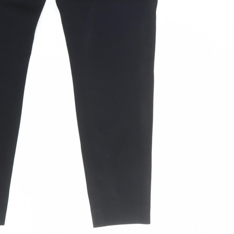 Marks and Spencer Women’s Black Size 12 Straight Leg Trousers