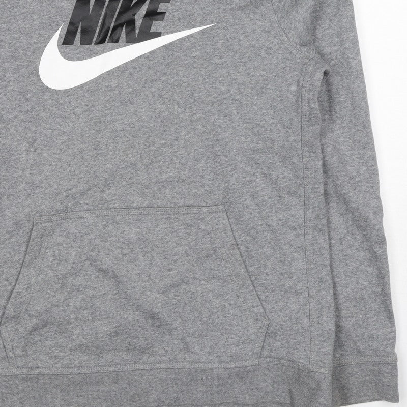 Nike Boys Grey XL Pullover Hoodie Logo Kangaroo Pocket