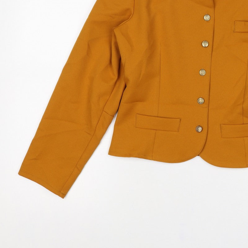Classic Woman Women’s Orange Size 12 Five-Button Blazer Smart Jacket