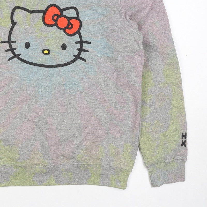 Sanrio Women’s Grey UK 8 Hello Kitty Graphic Pullover Sweatshirt