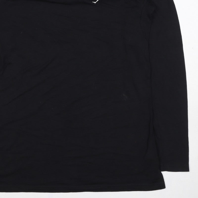Gymshark Men’s Black M Athletic Long Sleeve Crew Neck T-Shirt