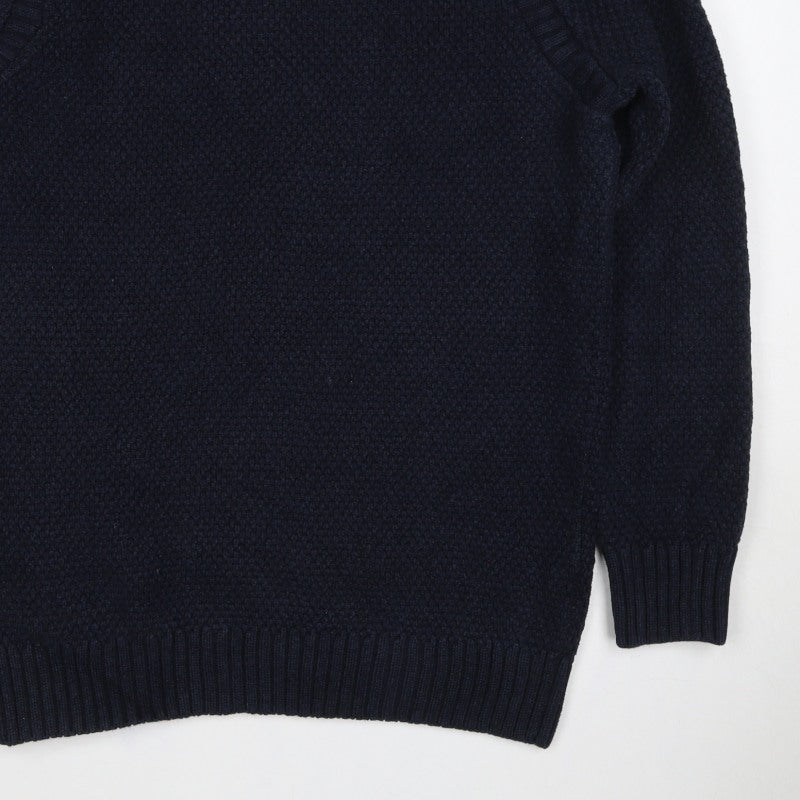 Frederik Andersen Copenhagen Women Blue M Cotton Bamboo Knit Jumper