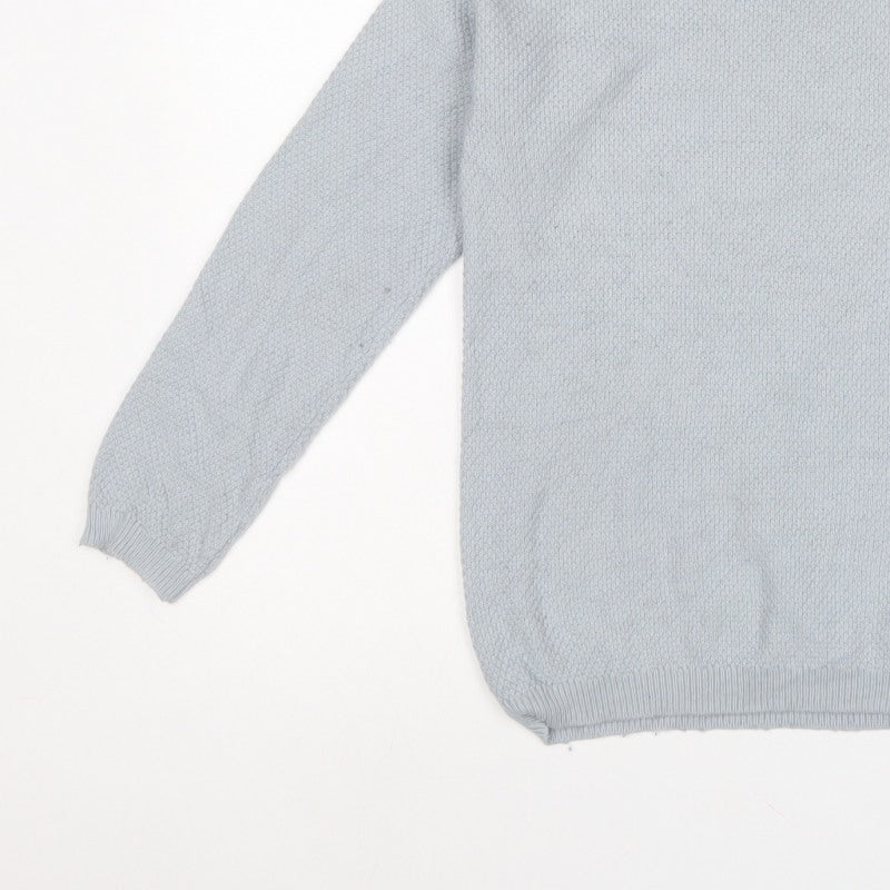 Hobbs NW3 Women’s Light Blue UK 8 Crew Neck Knit Pullover Jumper