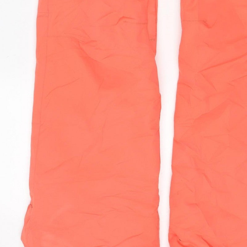 Roxy Women Orange XS Snow Pants Ski Trousers Regular Fit