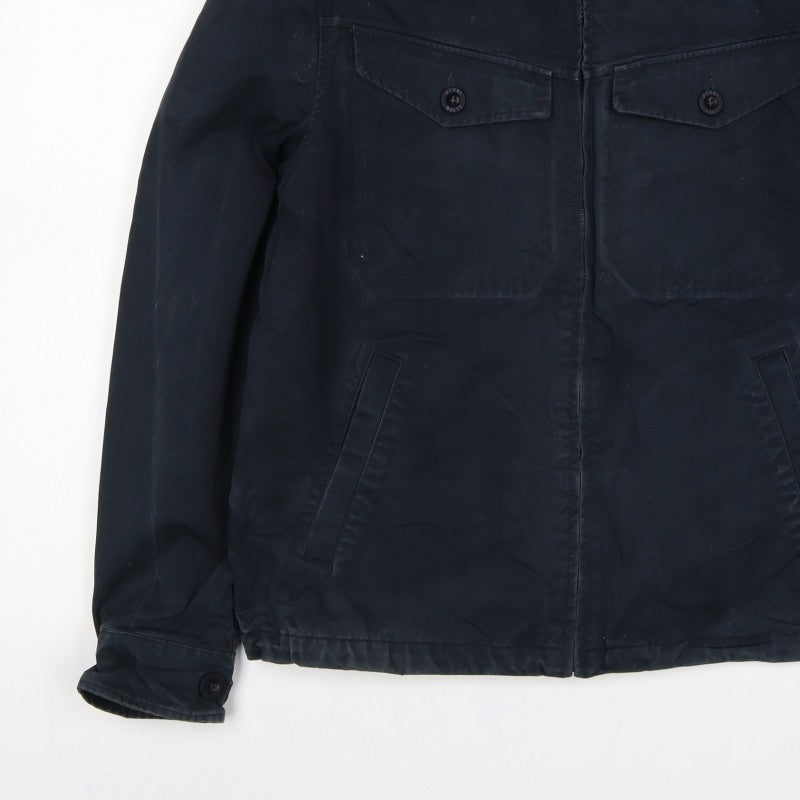 Henri Lloyd Men’s Black L Military Style Cotton Jacket