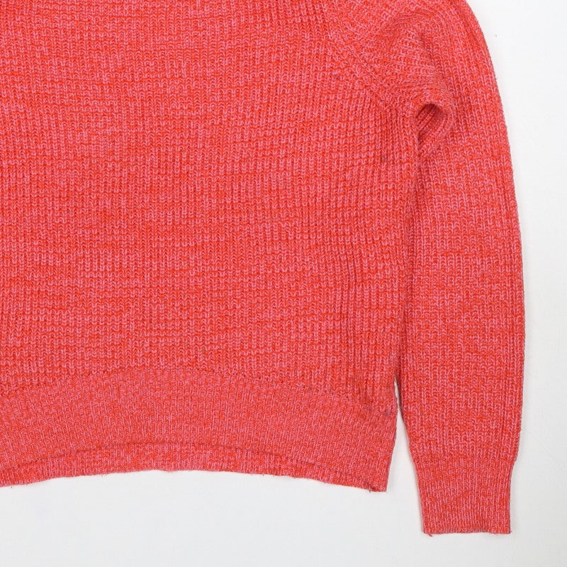 Vero Moda Women's Red S Crew Neck Knit Pullover Jumper