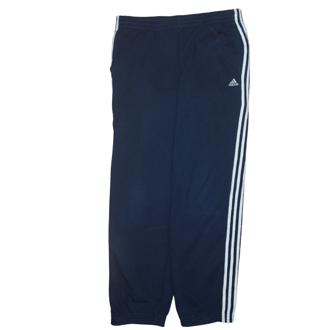 Adidas 90's 3 Stripes Casual Joggers / Sweatpants Large Navy Blue