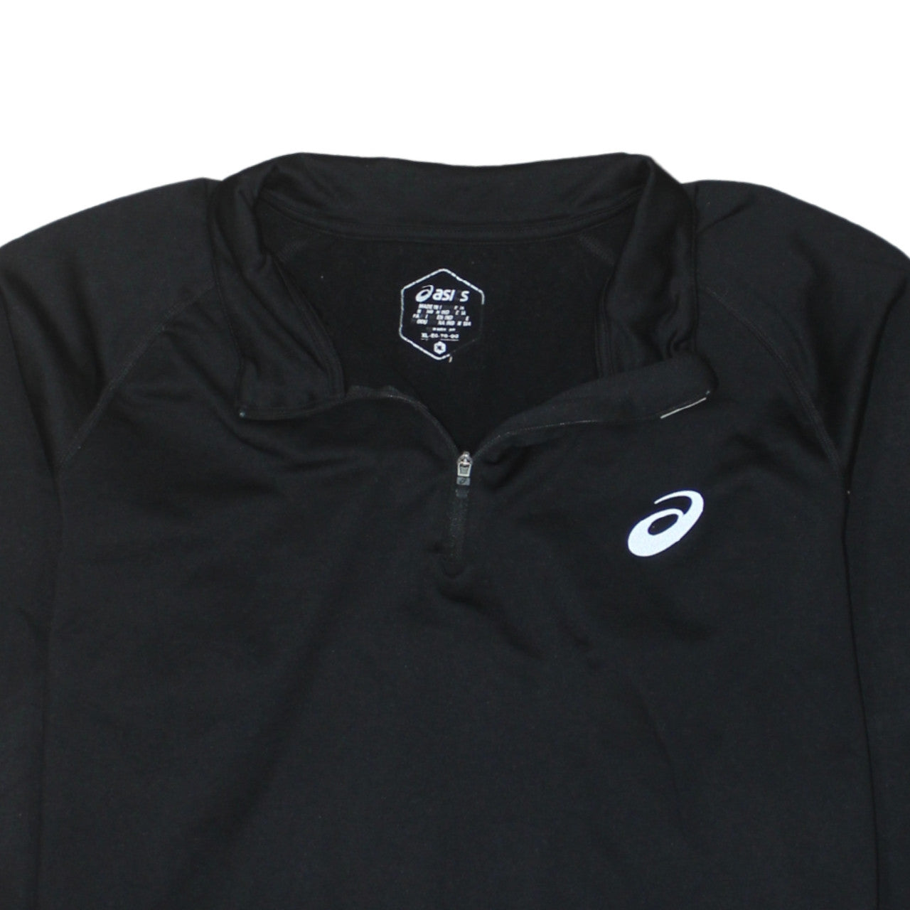 Aasics 90's Lightweight Quarter Zip Sweatshirt XLarge Black TESTCLUB